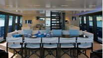 Wally 50m Better Place - dining area looking aft - Photo Toni Meneguzzo